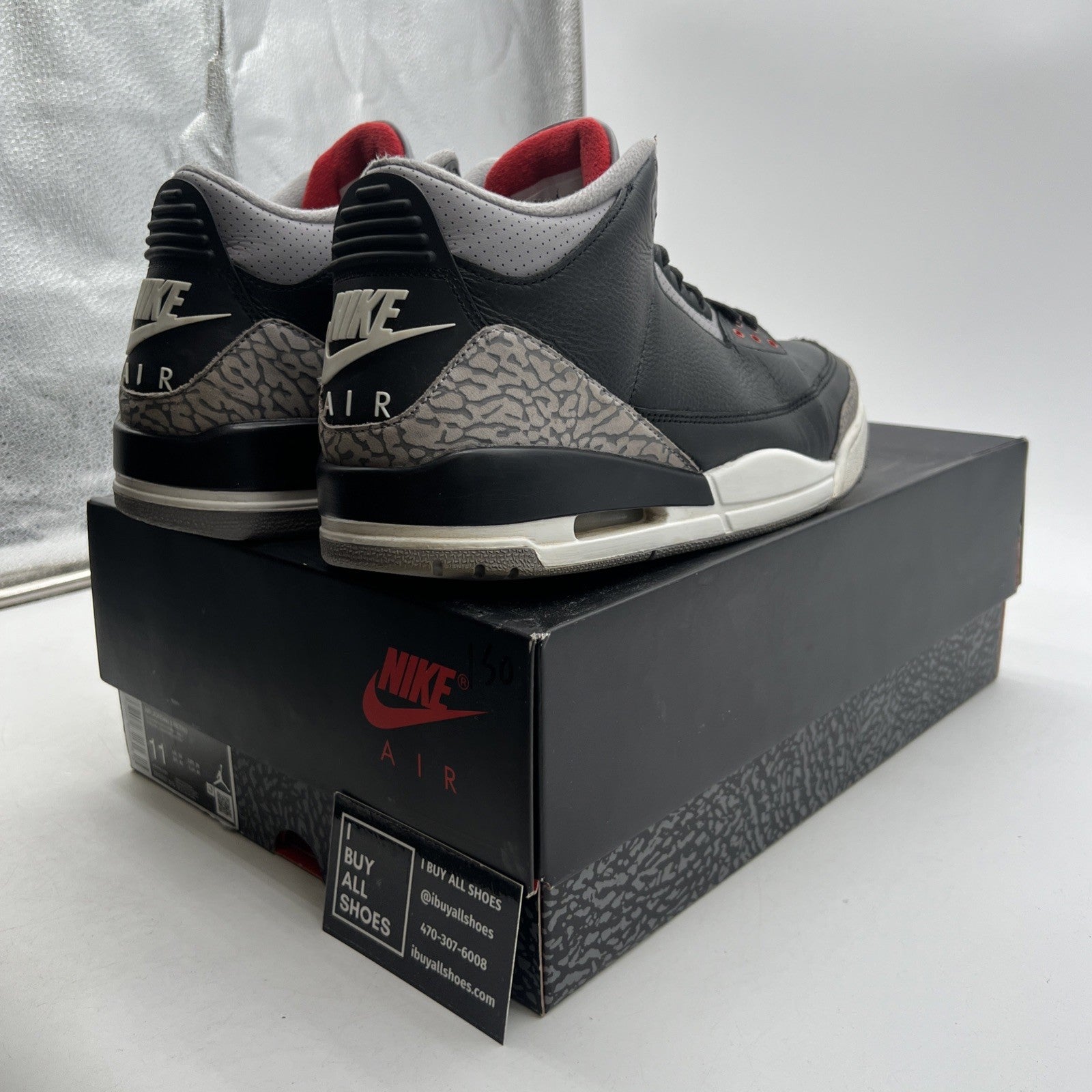 Size 11 - Air Jordan 3 Retro OG 2024 Black Cement (DN3707-010)