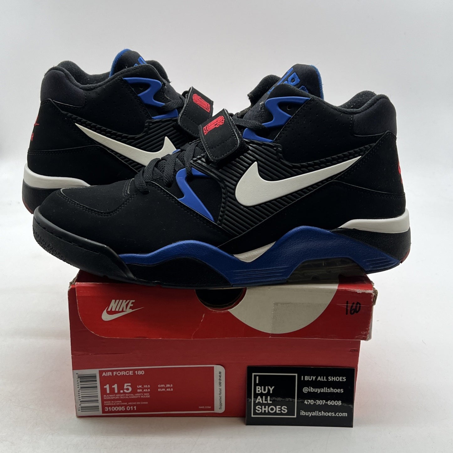 Size 11.5 - Nike Air Force 180 2016 Barkley (310095-011)