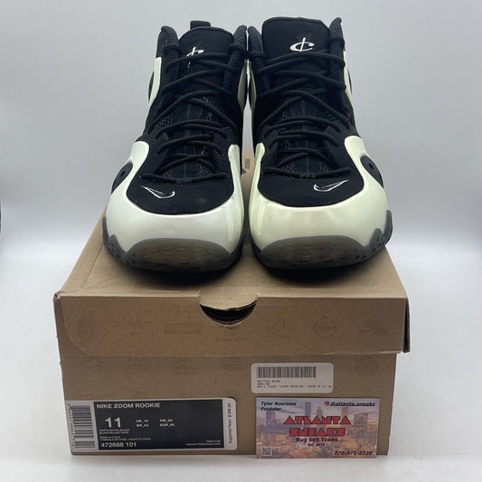 Size 11 - Nike Zoom Rookie Glow In The Dark White Black Silver (472688-101)