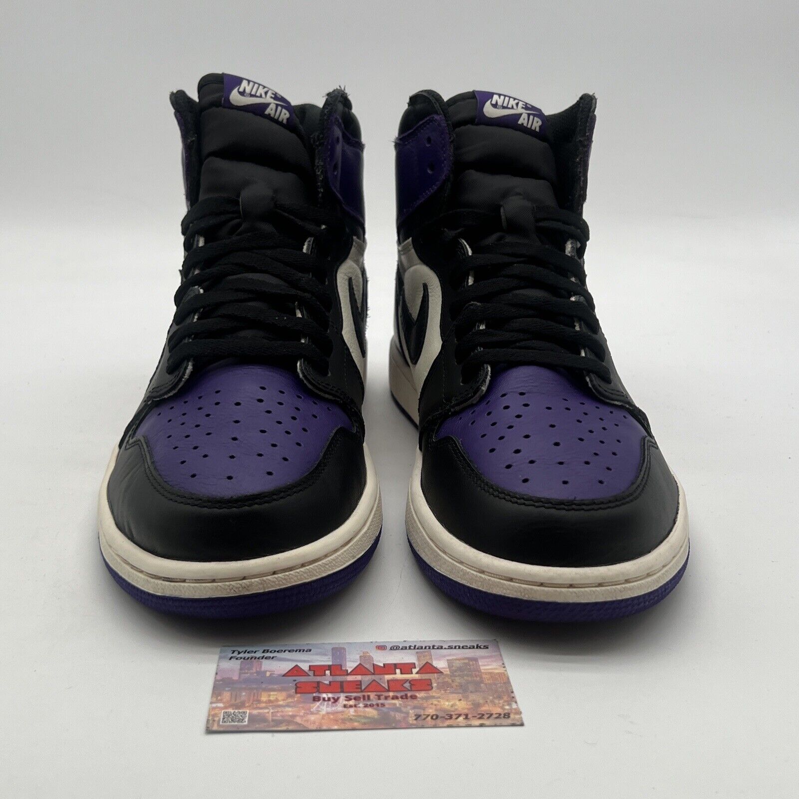 Size 12 - Air Jordan 1 Retro OG High Court Purple (555088-501)