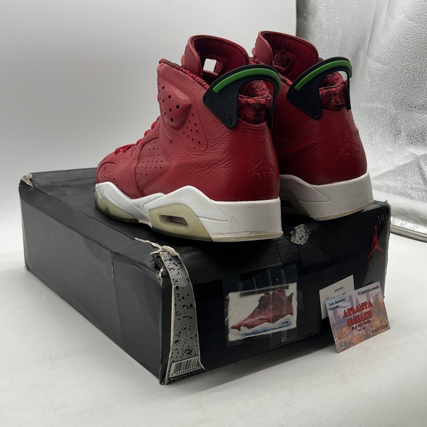 Size 12 - Air Jordan 6 Spizike History of Jordan (694091-625)