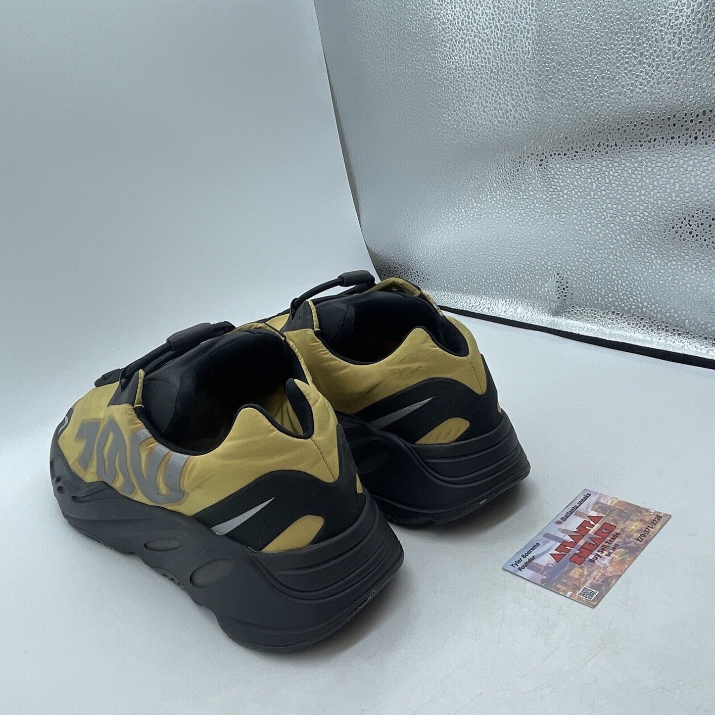 Size 11 - adidas Yeezy Boost 700 MNVN Honey Flux Yellow Black Silver (GZ0717)
