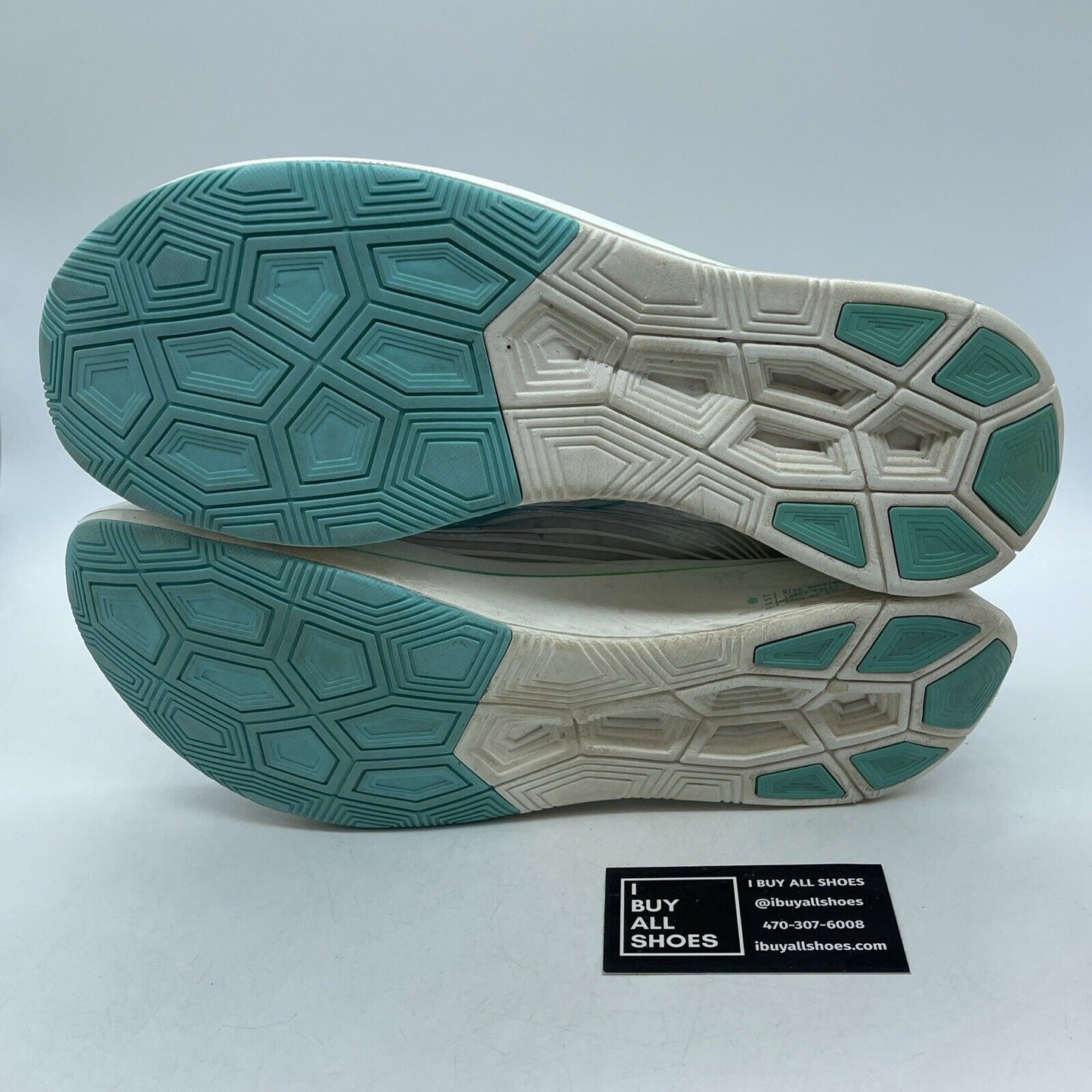 Size 13 - Nike Zoom Fly SP London Blue Green White Suede (AJ9282-103)