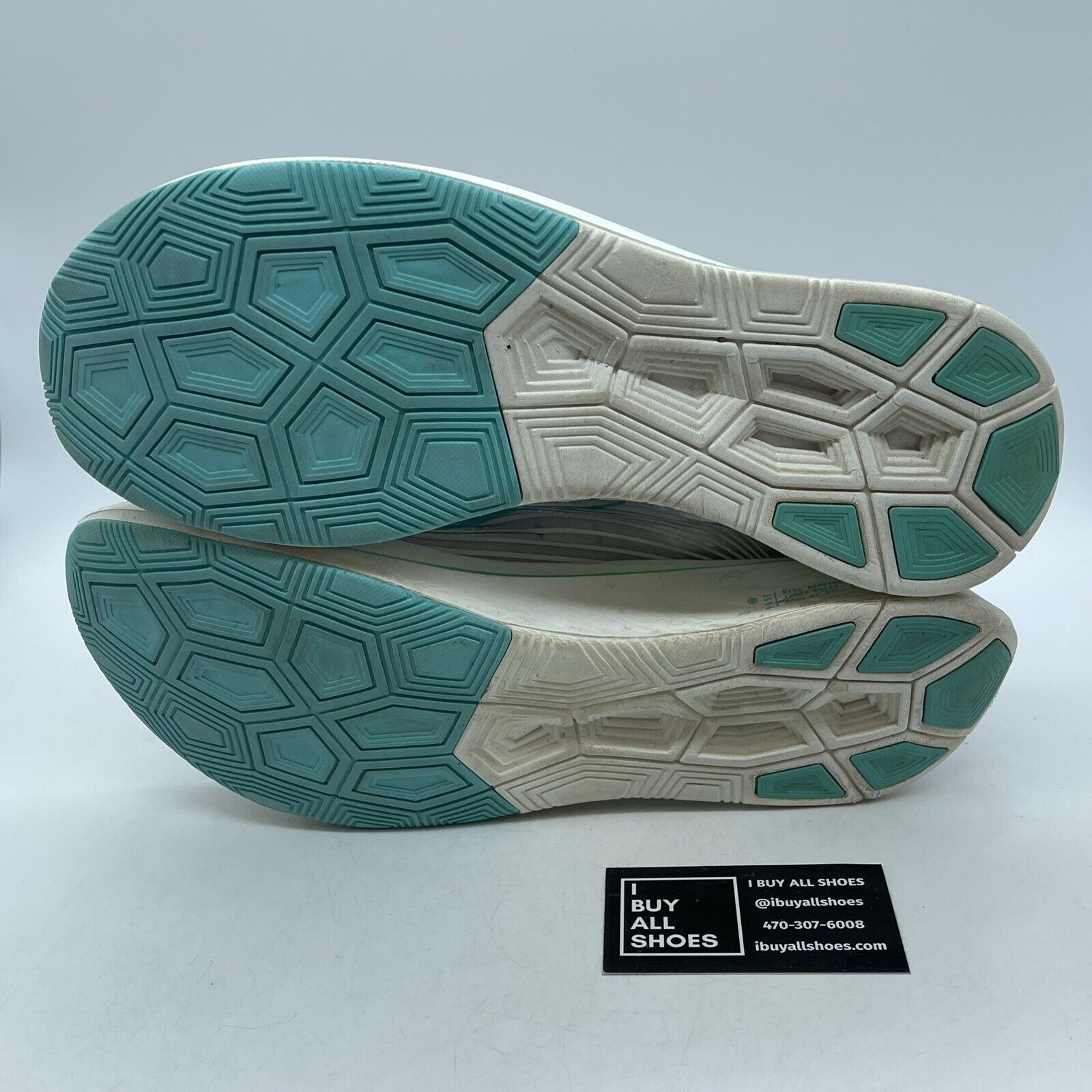 Size 13 - Nike Zoom Fly SP London Blue Green White Suede (AJ9282-103)