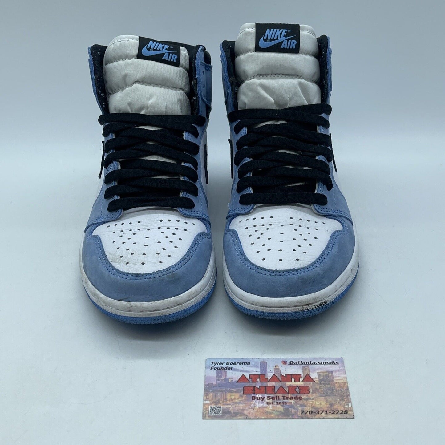 Size 8 - Jordan 1 Retro OG High University Blue Suede Leather (555088-134)