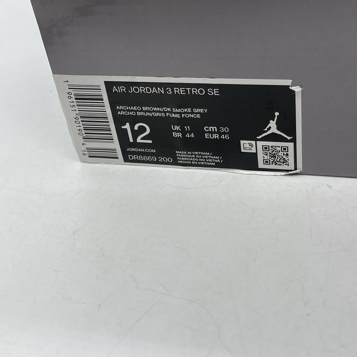 Size 12 - Air Jordan 3 Retro SE Winterized (DR8869-200)