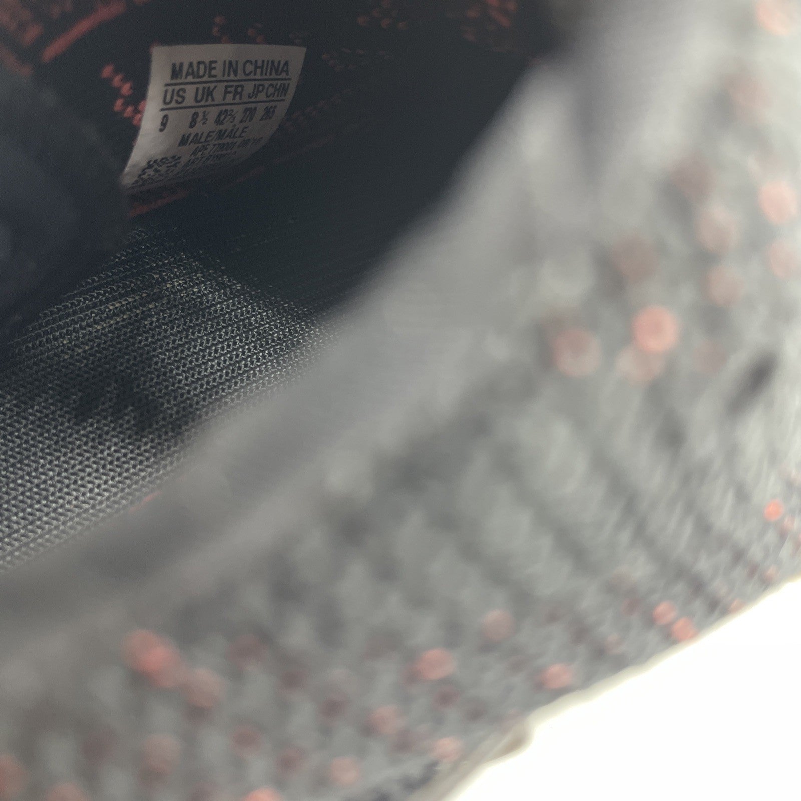 Size 9 - adidas Yeezy Boost 350 V2 Low Red Stripe (BY9612)