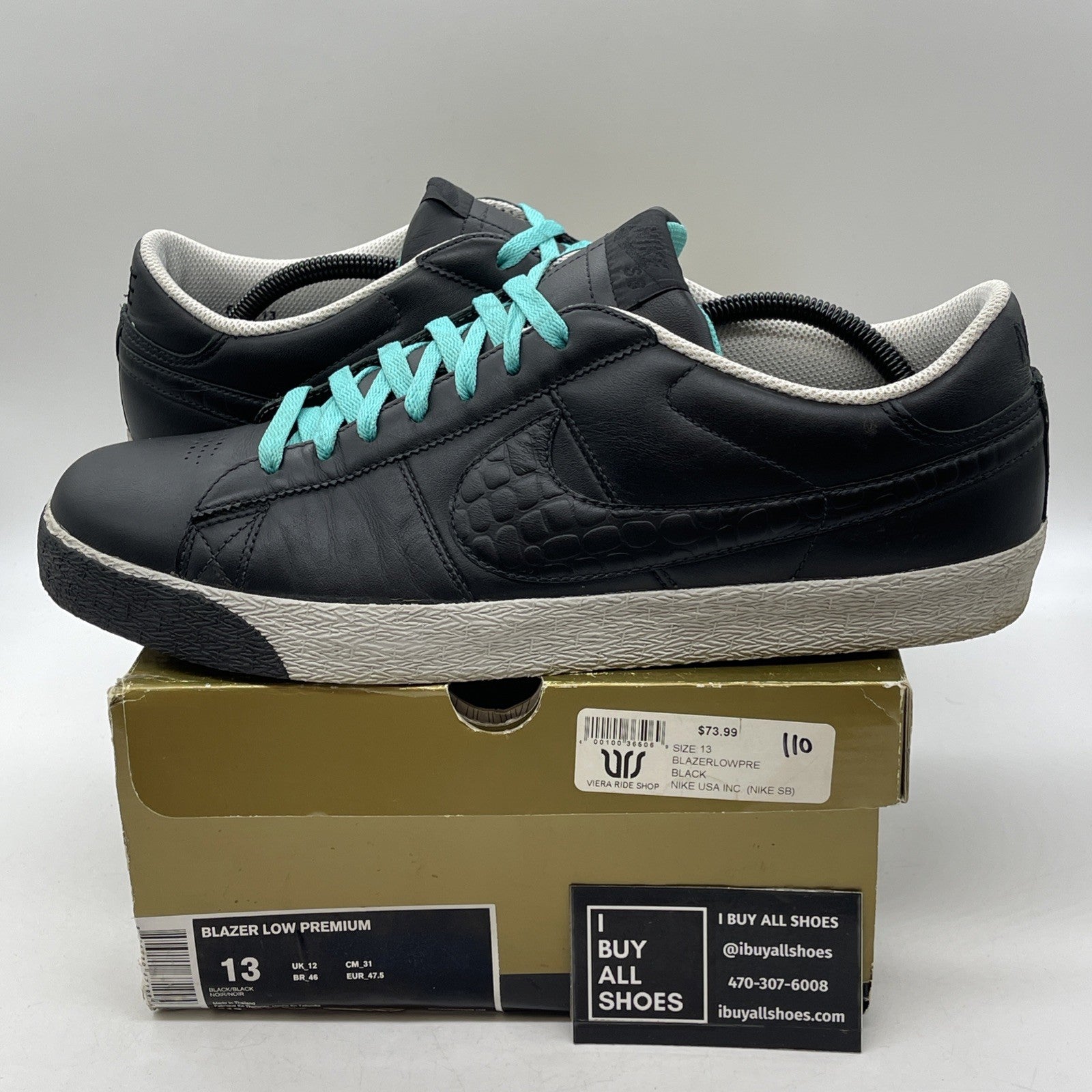 Size 13 - Nike Blazer Premium Low Tiffany (317070-001)