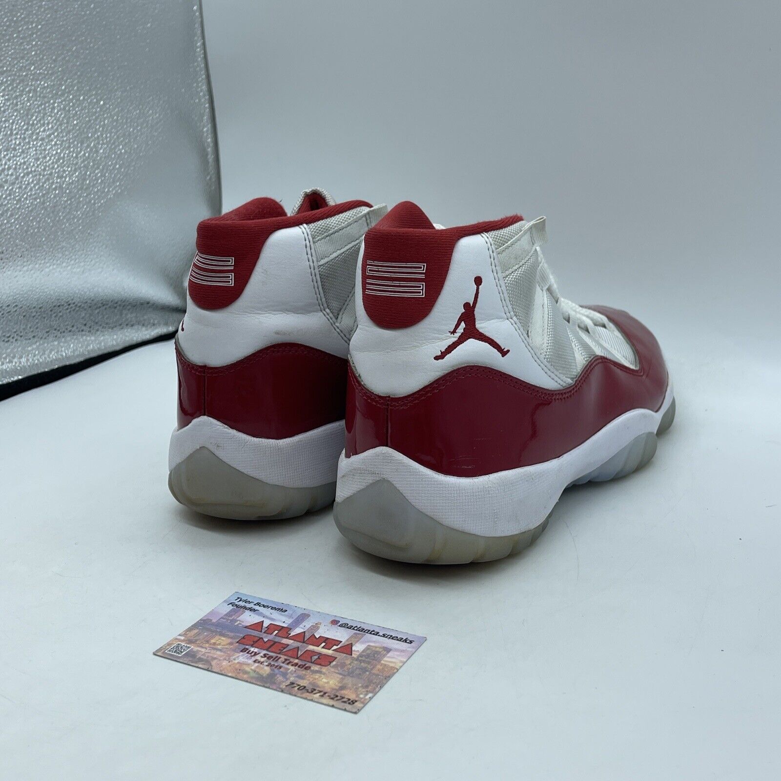 Size 9 - Jordan 11 Retro High Cherry Red White Leather Suede (CT8012-116)