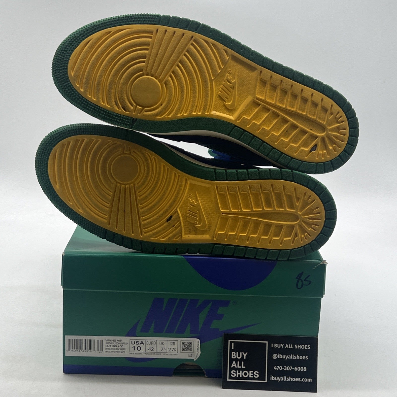Size 10 - Aleali May x Air Jordan 1 Zoom Comfort High Califia W (DJ1199-400)