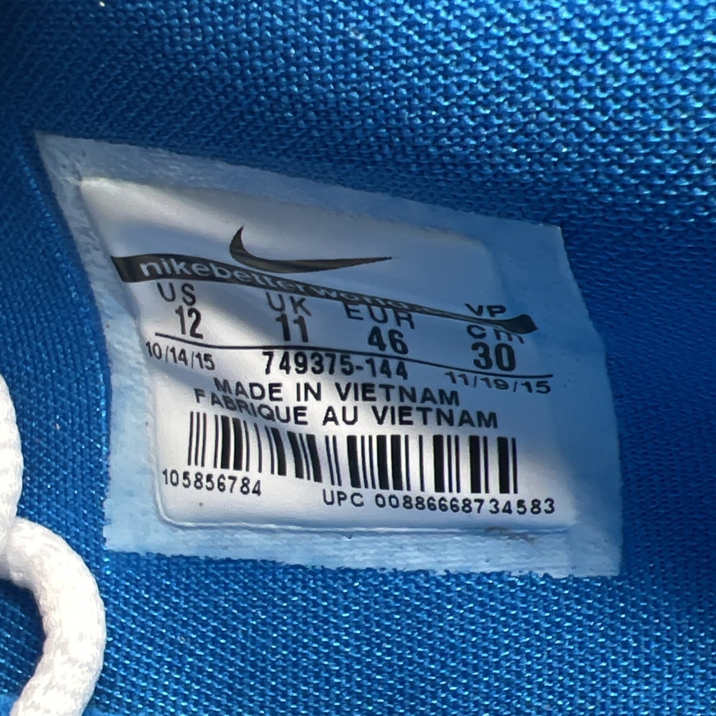 Size 12 - Nike KD 8 Photo Blue - (749375-144)