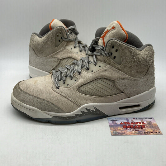 Size 10.5 - Air Jordan 5 Retro SE Craft Gray White Icey Suede (FD9222-180)