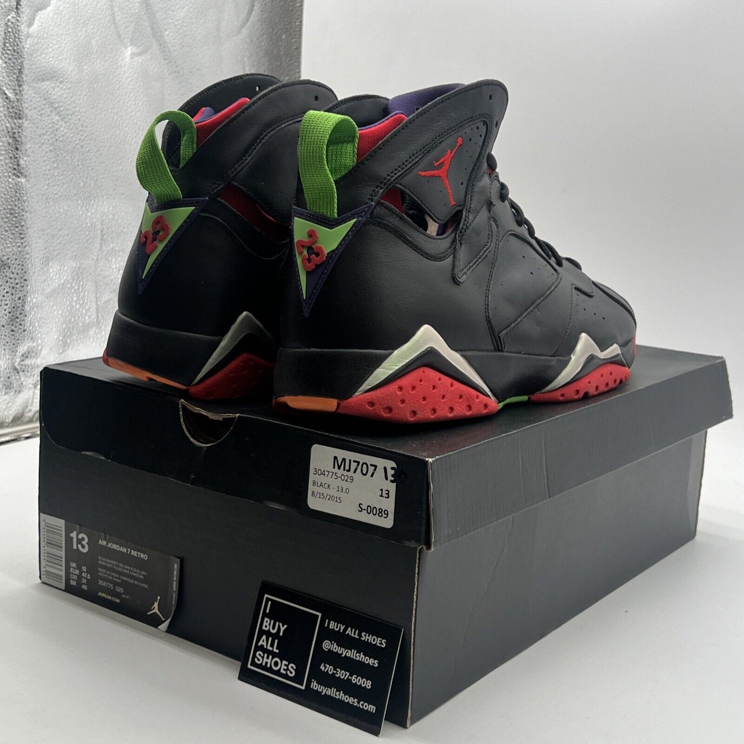 Size 13 - Air Jordan 7 Retro Marvin the Martian (304775-029)