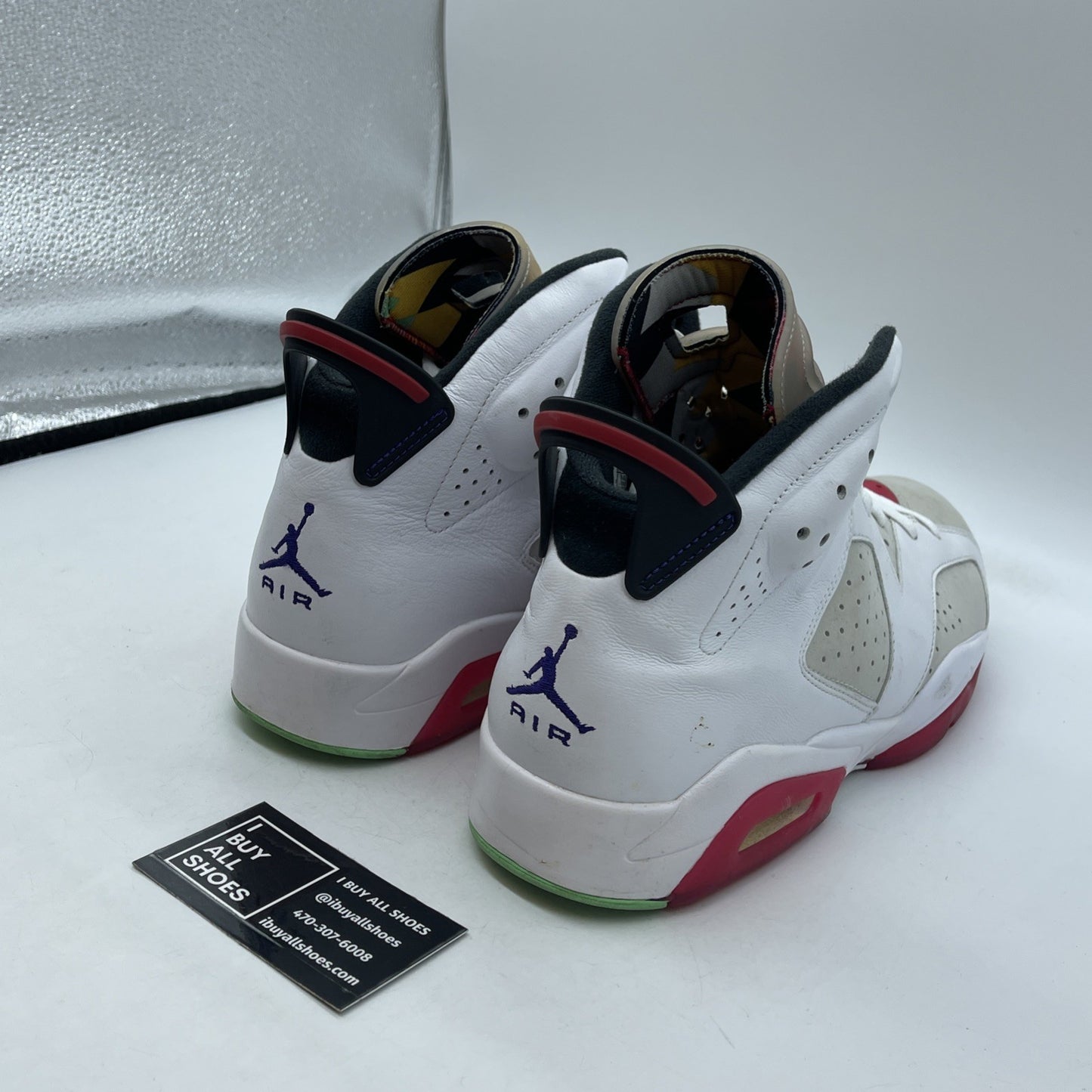 Size 12 - Air Jordan 6 Retro Hare White Purple Suede Leather (CT8529-062)