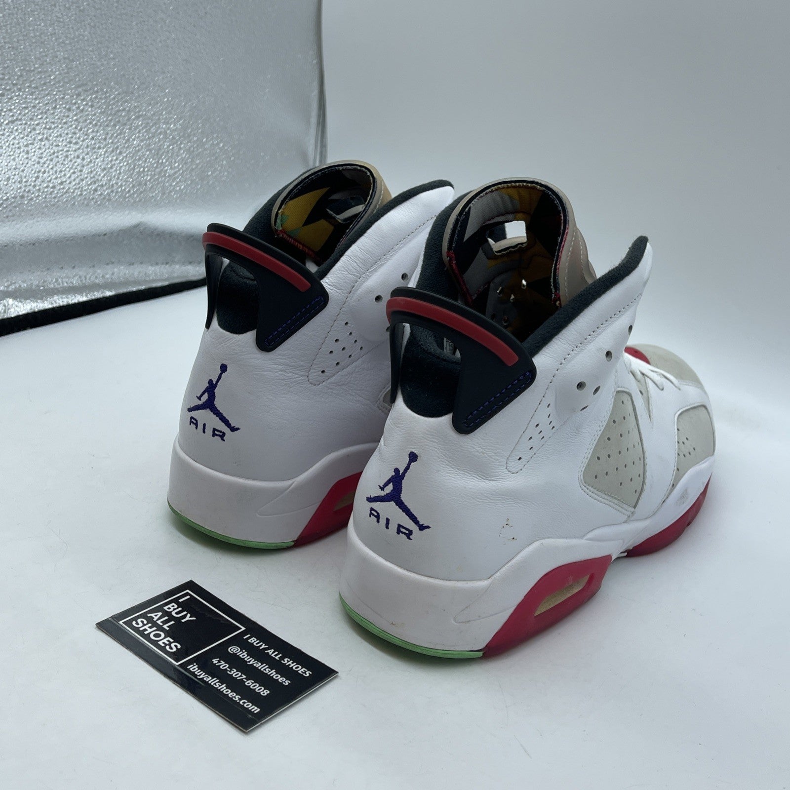 Size 12 - Air Jordan 6 Retro Hare White Purple Suede Leather (CT8529-062)
