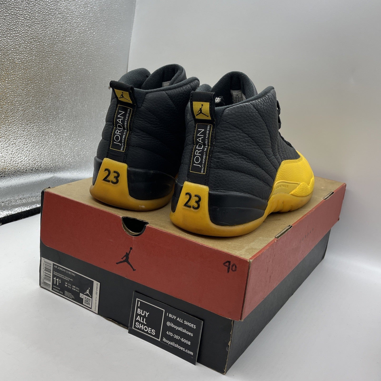 Size 11.5 - Air Jordan 12 Retro University Gold 2020 (130690-070)