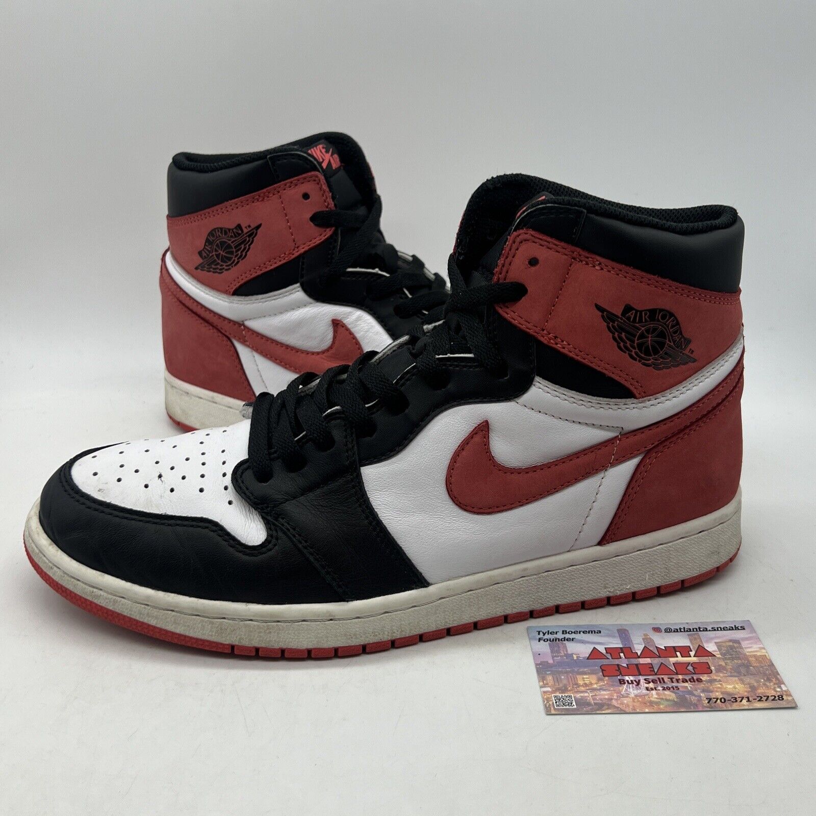 Size 12 - Air Jordan 1 Retro OG High Best Hand in the Game -Track Red 555088-112