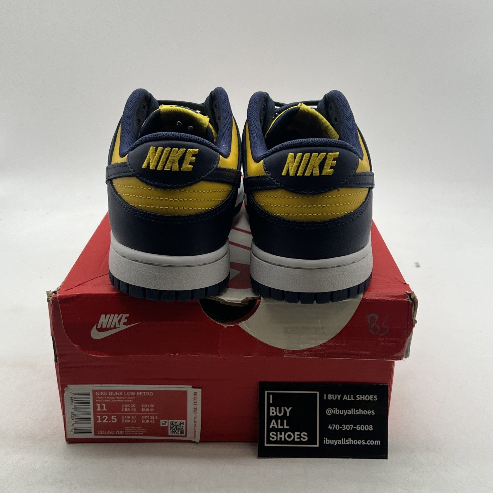 Size 11 - Nike Dunk Low Michigan 2021 (DD1391-700)