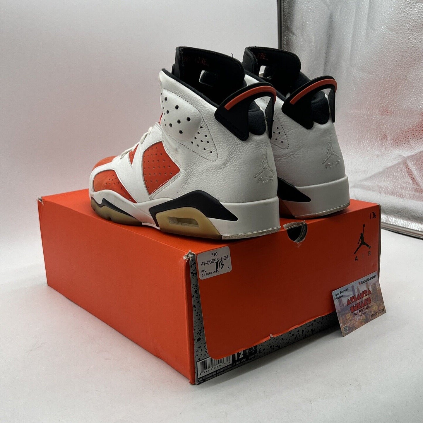 Size 12 - Air Jordan 6 Retro Gatorade (384664-145)
