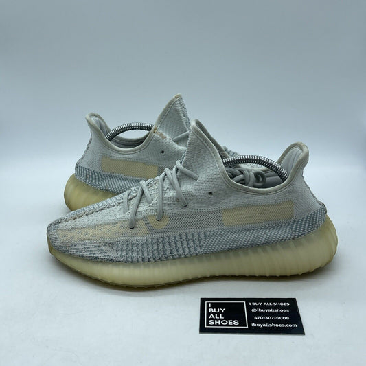 Size 9.5 - adidas Yeezy Boost 350 V2 Cloud White Non-Reflective Blue (FW3043)