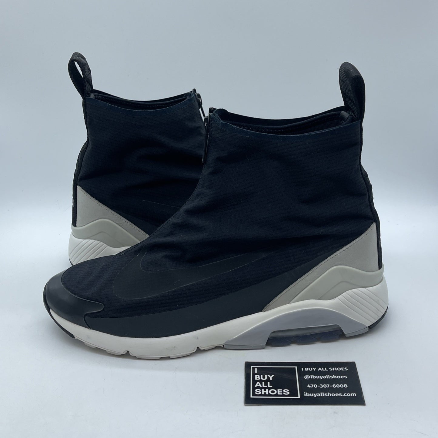 Size 10.5 - Nike AMBUSH x Air Max 180 High Black  Suede Leather (BV0145-001)
