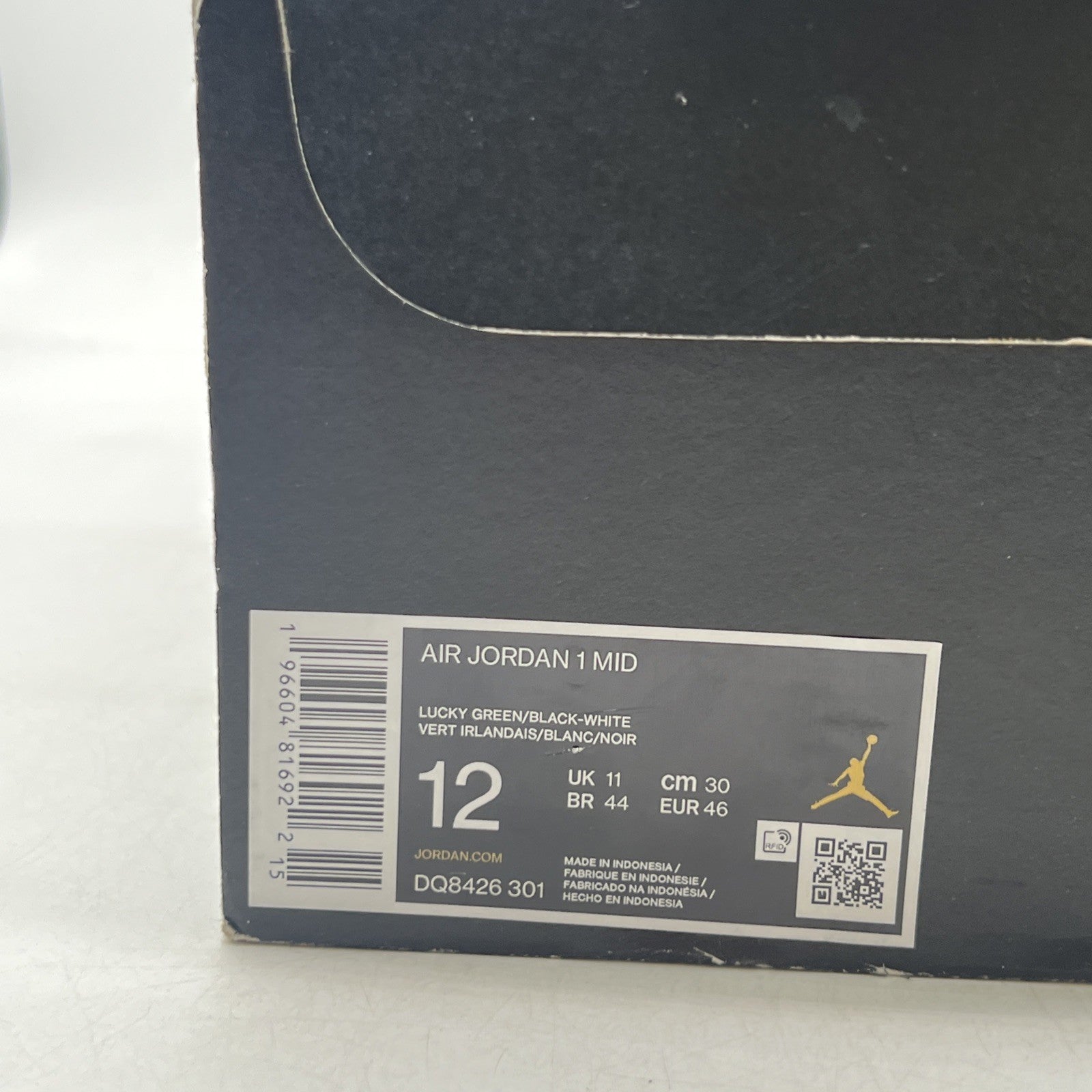 Size 12 - Air Jordan 1 Mid Lucky Green (DQ7426-301)