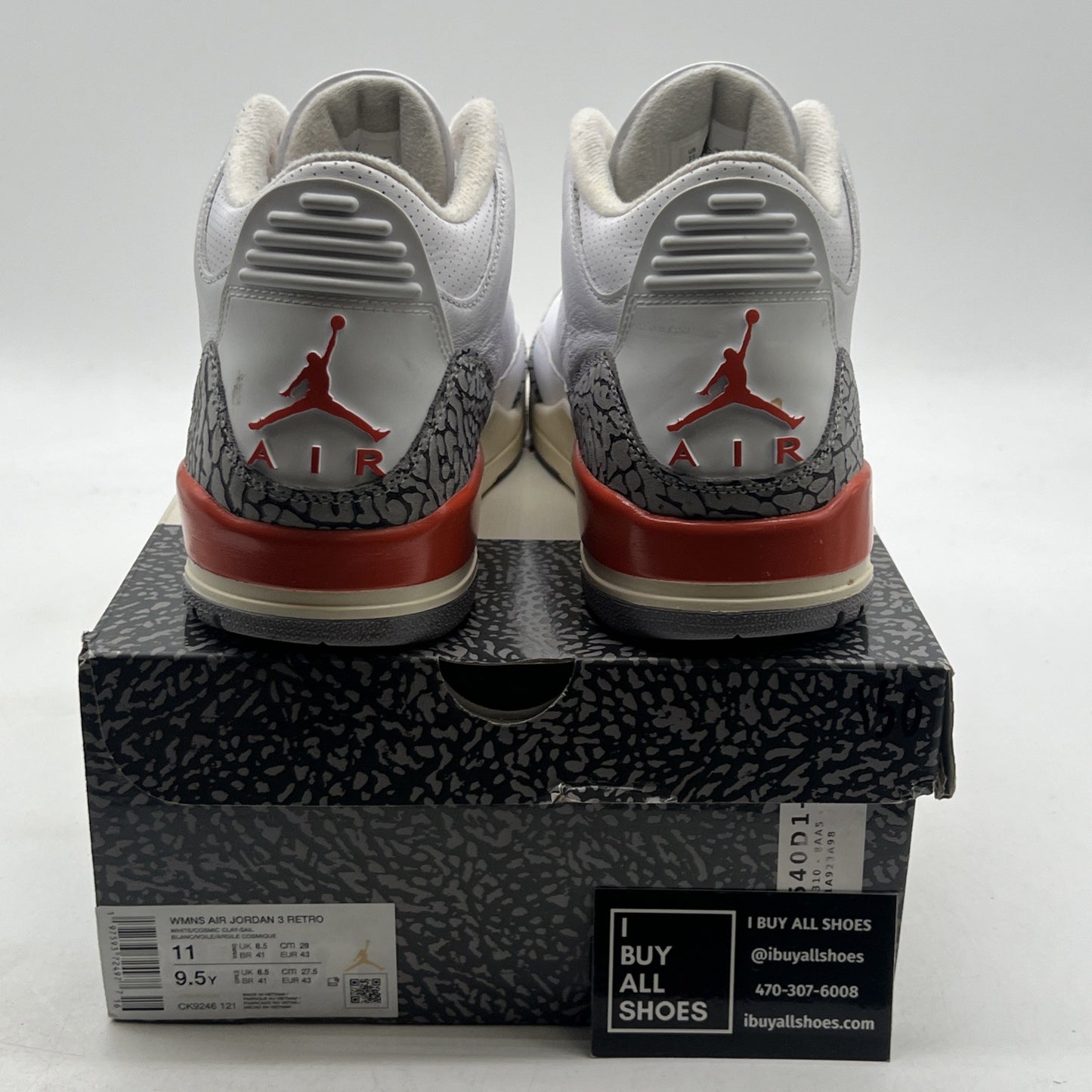 Size 11W - Air Jordan 3 Retro Georgia Peach W (CK9246-121)
