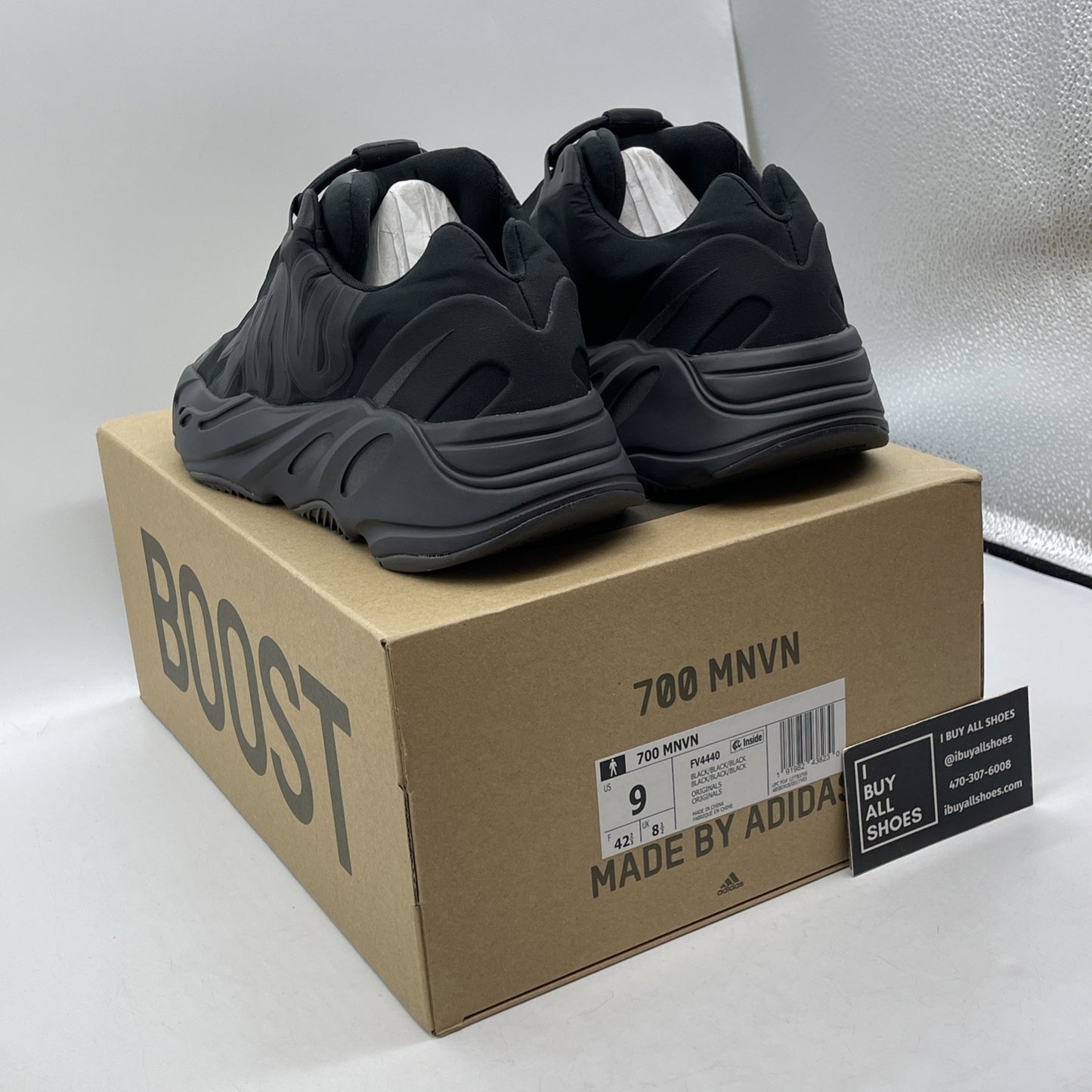 Size 9 - adidas Yeezy Boost 700 MNVN Triple Black