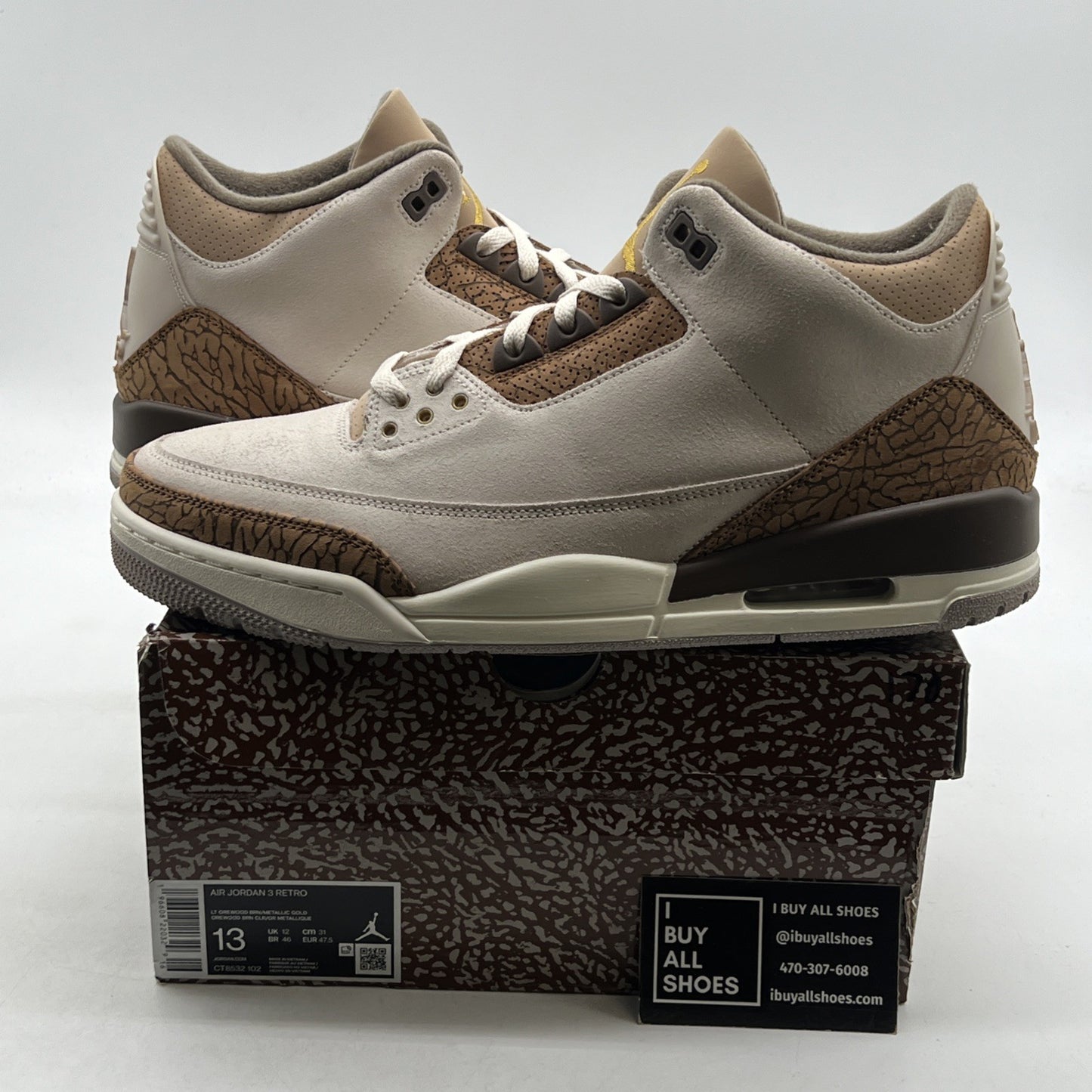 Size 13 - Air Jordan 3 Retro Low Palomino (CT8532-102)