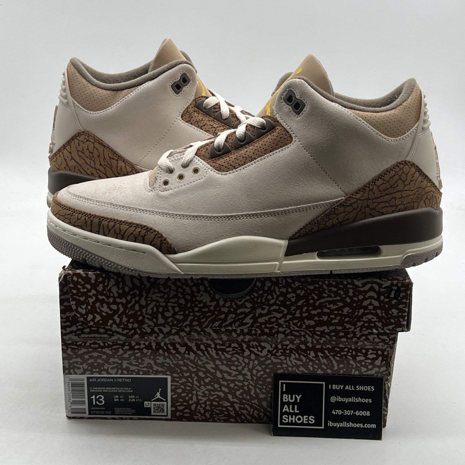 Size 13 - Air Jordan 3 Retro Low Palomino (CT8532-102)