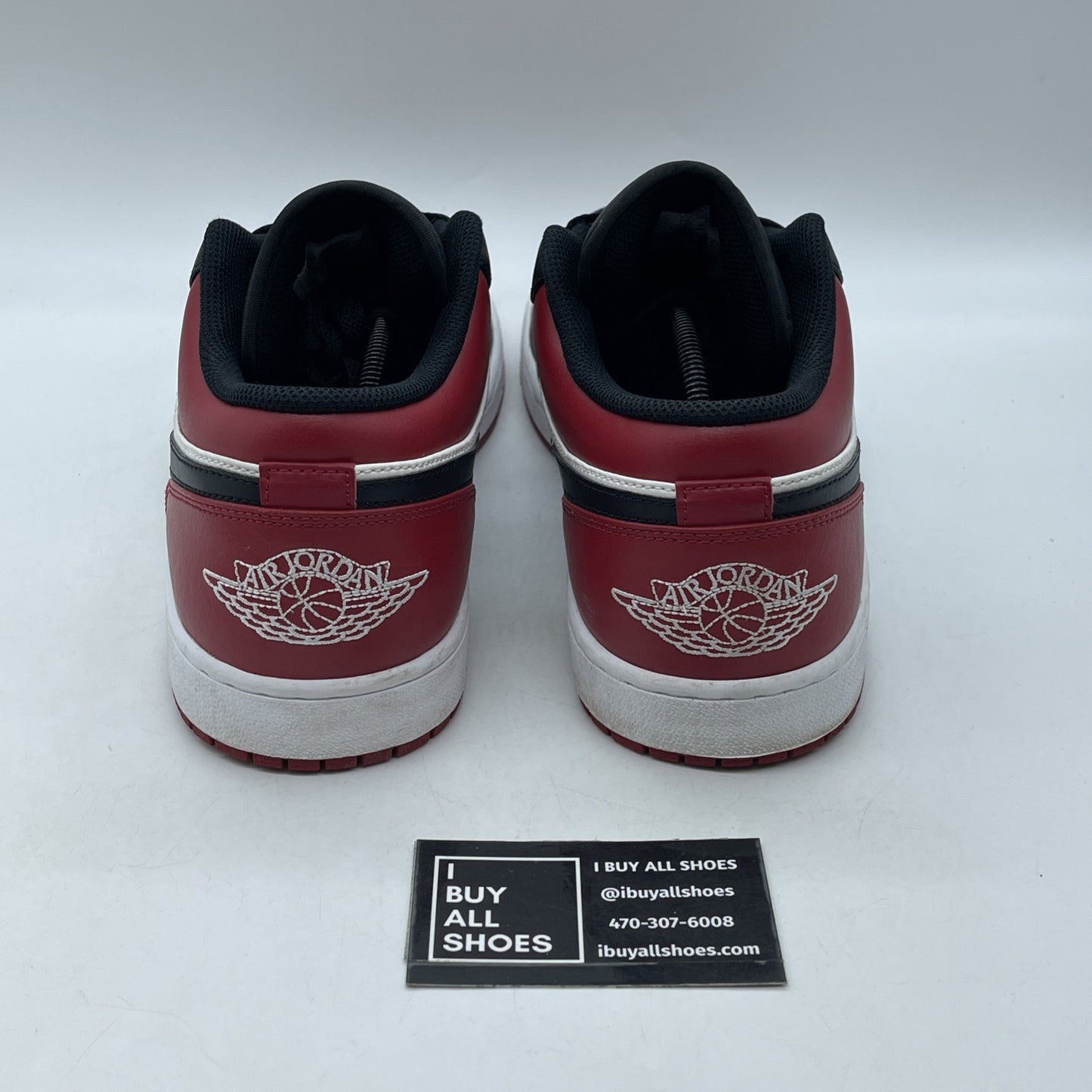 Size 11 - Air Jordan 1 Low Bred Toe (553558-612)