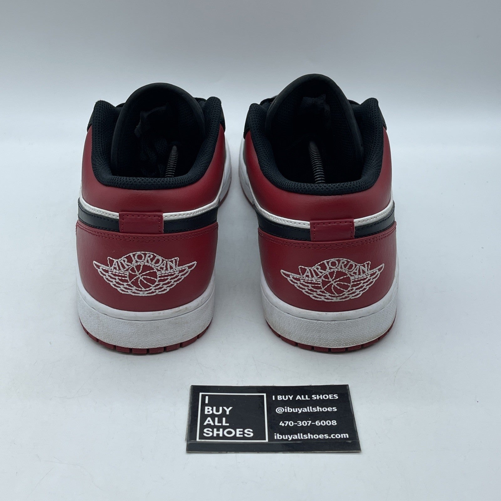 Size 11 - Air Jordan 1 Low Bred Toe (553558-612)