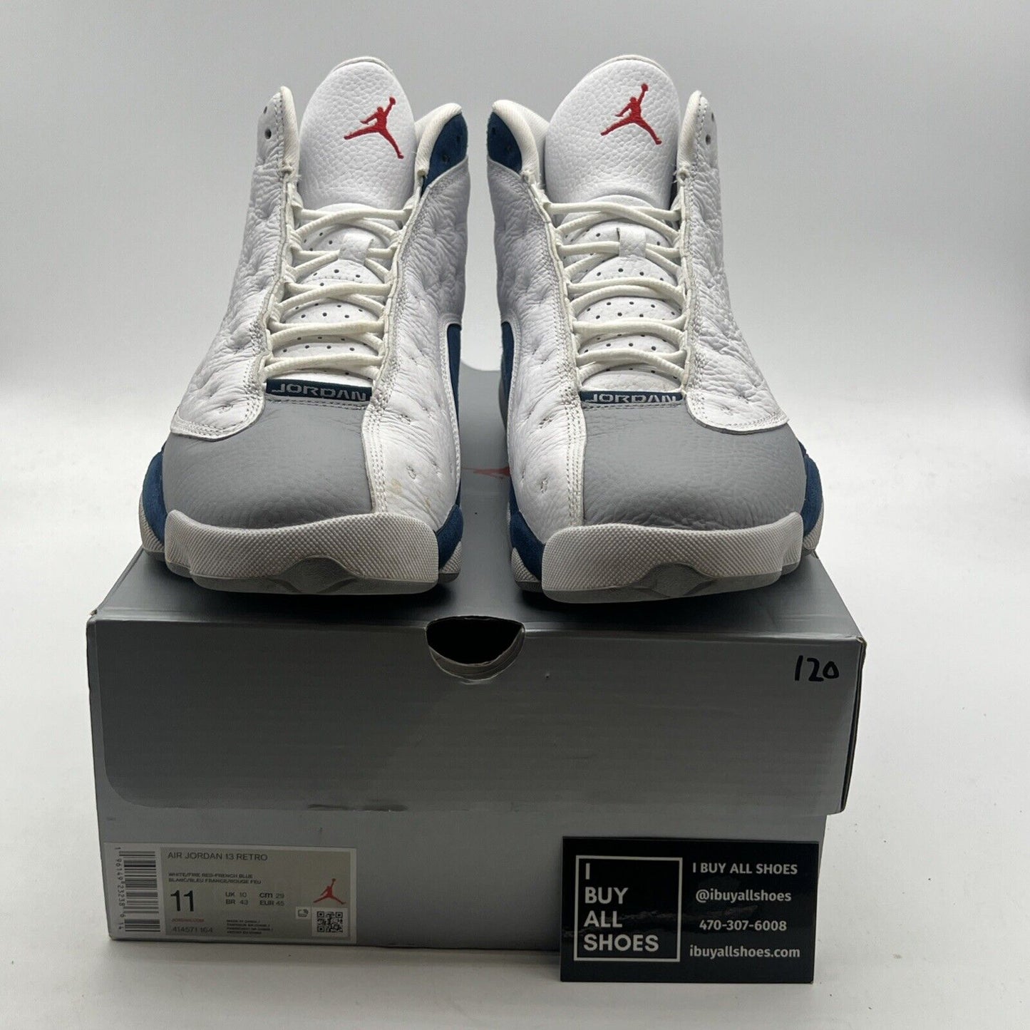 Size 11 - Air Jordan 13 Retro Mid French Blue (414571-164)