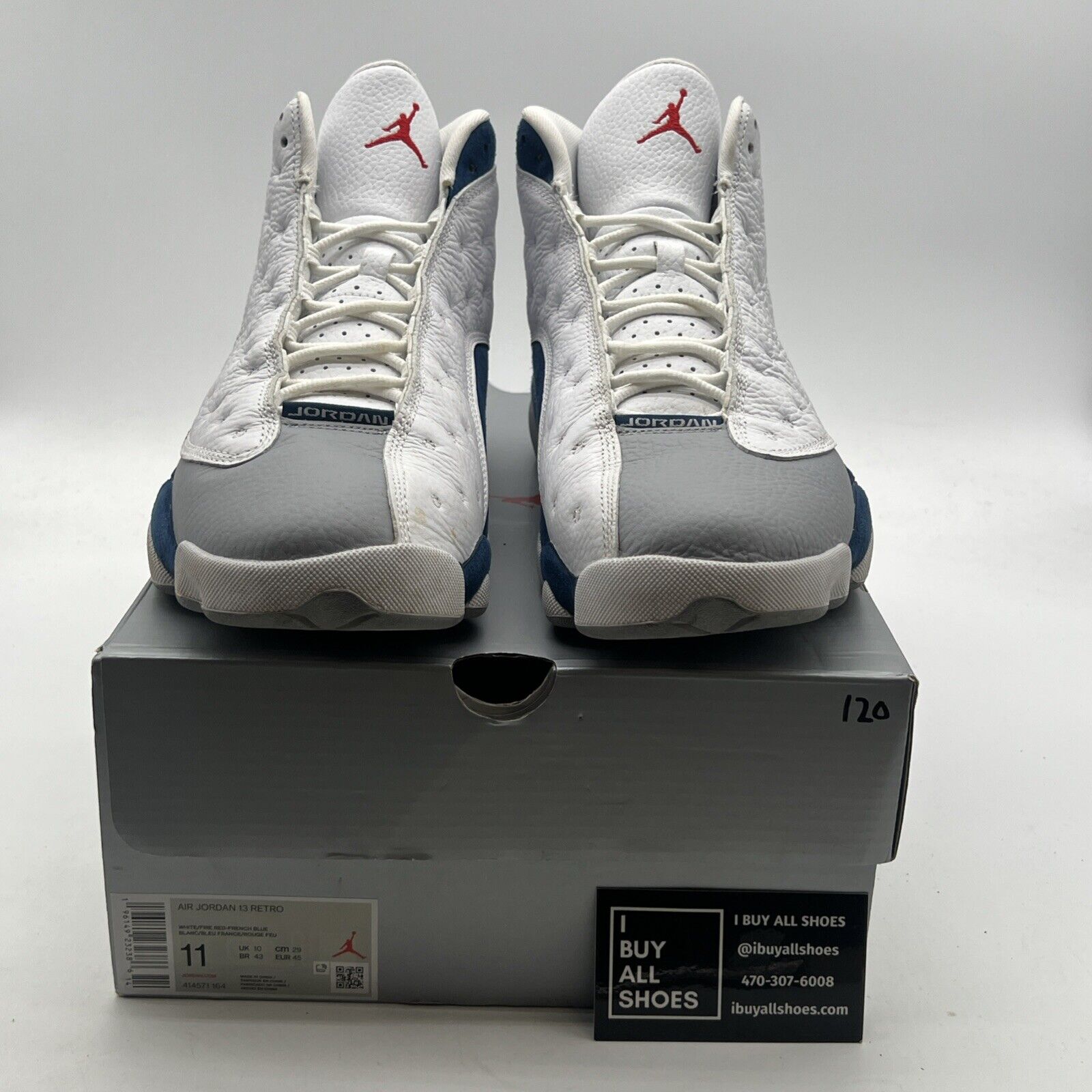Size 11 - Air Jordan 13 Retro Mid French Blue (414571-164)