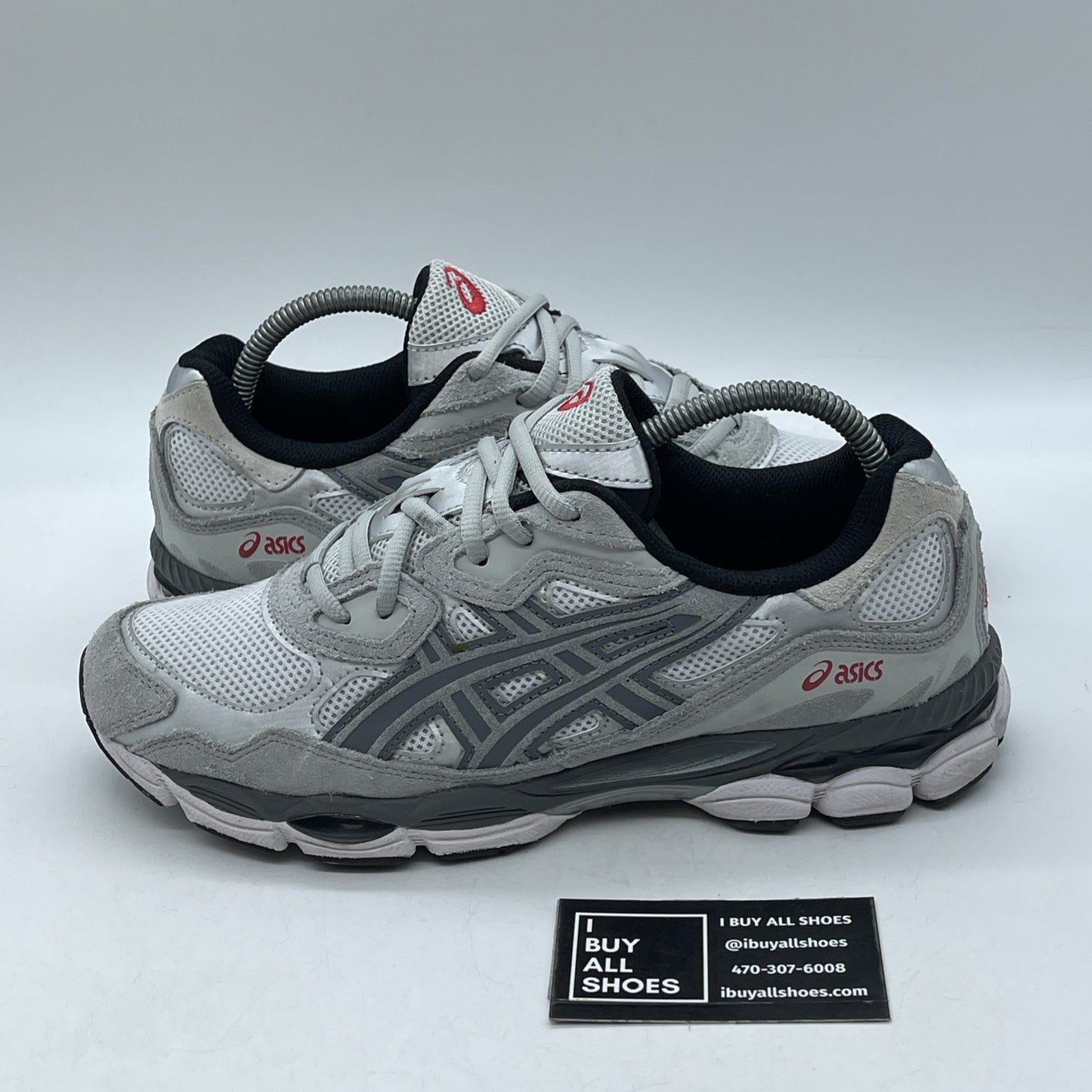 Size 8 - ASICS Gel NYC Graphite Grey Black (1201A789)