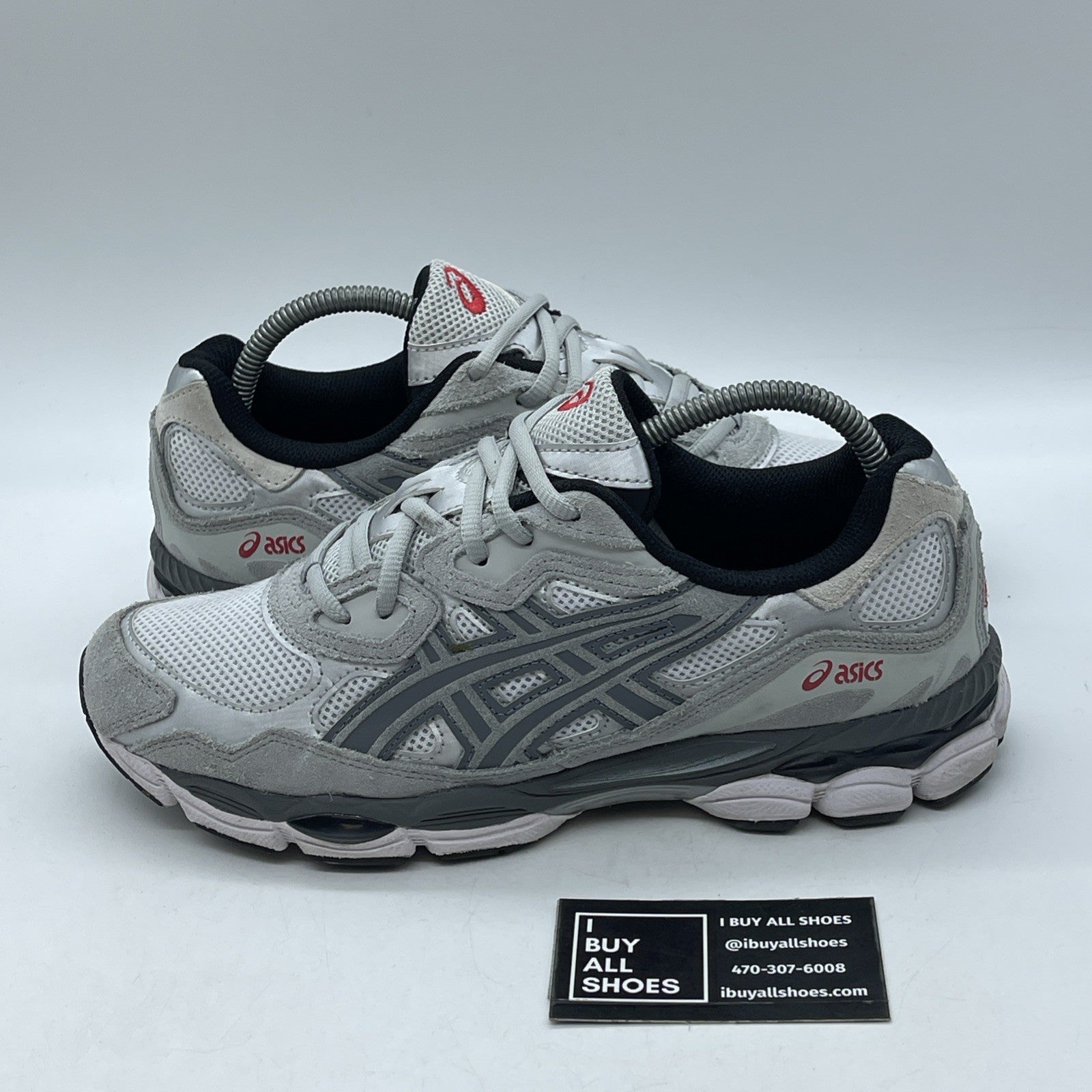 Size 8 - ASICS Gel NYC Graphite Grey Black (1201A789)
