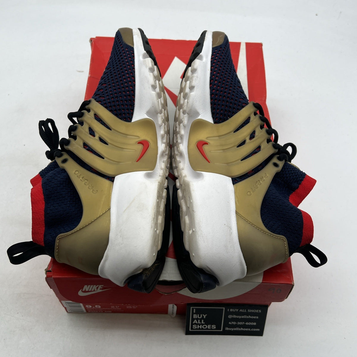 Size 9.5 - Nike Air Presto Ultra Flyknit Olympic (835570-406)