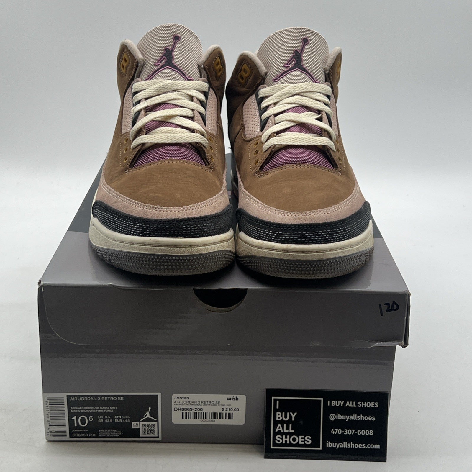 Size 10.5 - Air Jordan 3 Retro SE Winterized (DR8869-200)