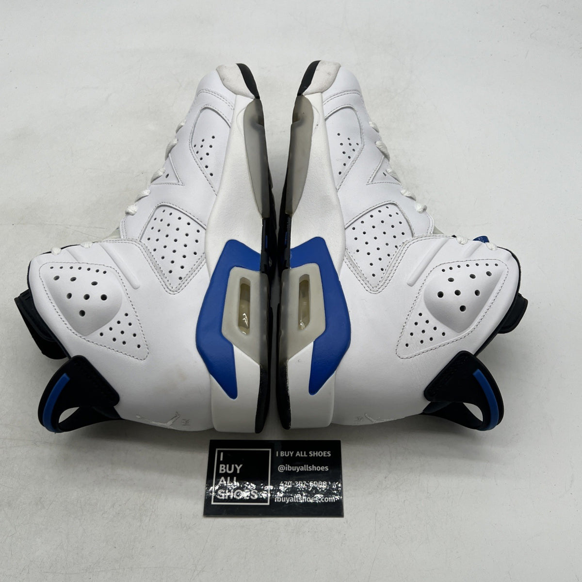 Size 8.5 - Air Jordan 6 Retro 2014 Sport Blue (384664-107)
