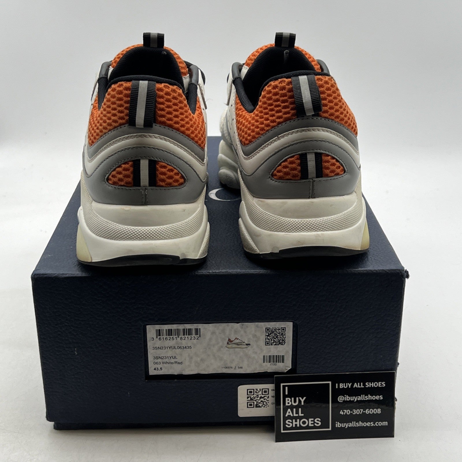Size 43.5 - Dior B22 Orange Leather (3SN231YUL063435)