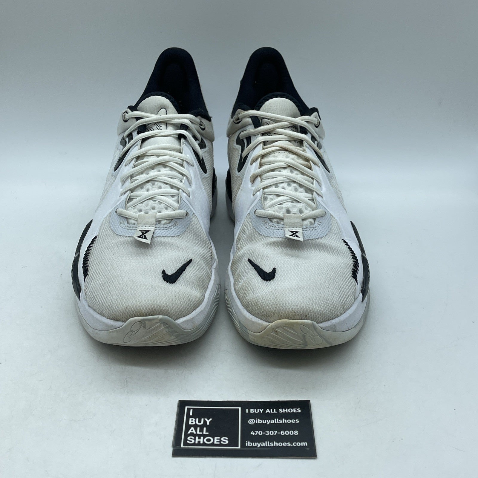 Size 14 - Nike PG 5 TB White Black (DA7758-100)
