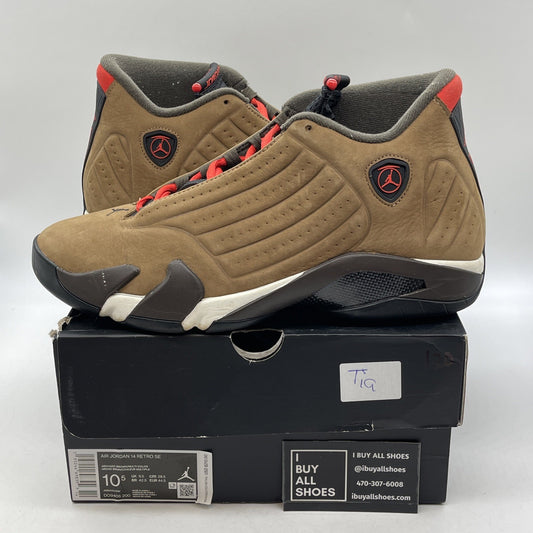 Size 10.5 - Air Jordan 14 Retro Winterized Brown Black Suede (DO9406-200)