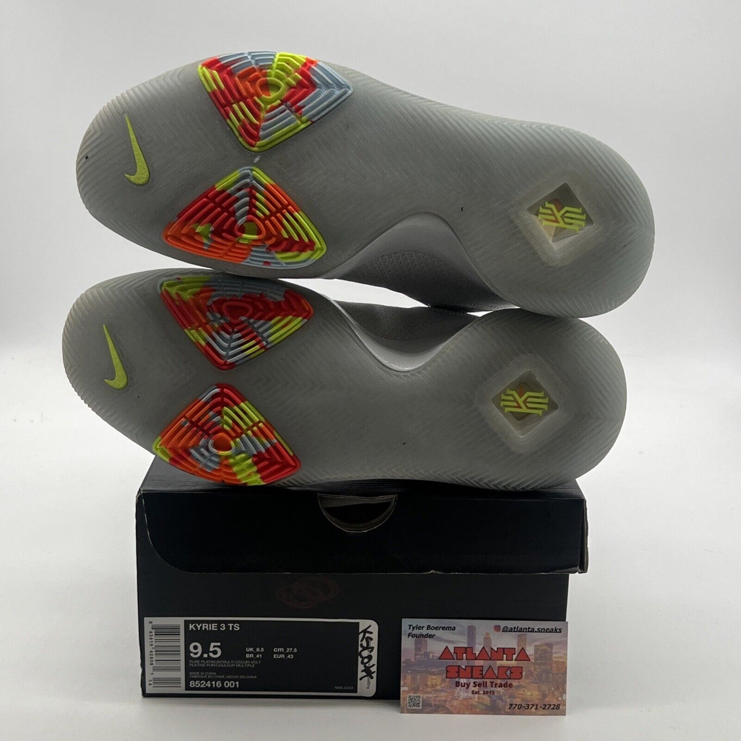 Size 9.5 - Nike Kyrie 3 Time to Shine (852416-001)