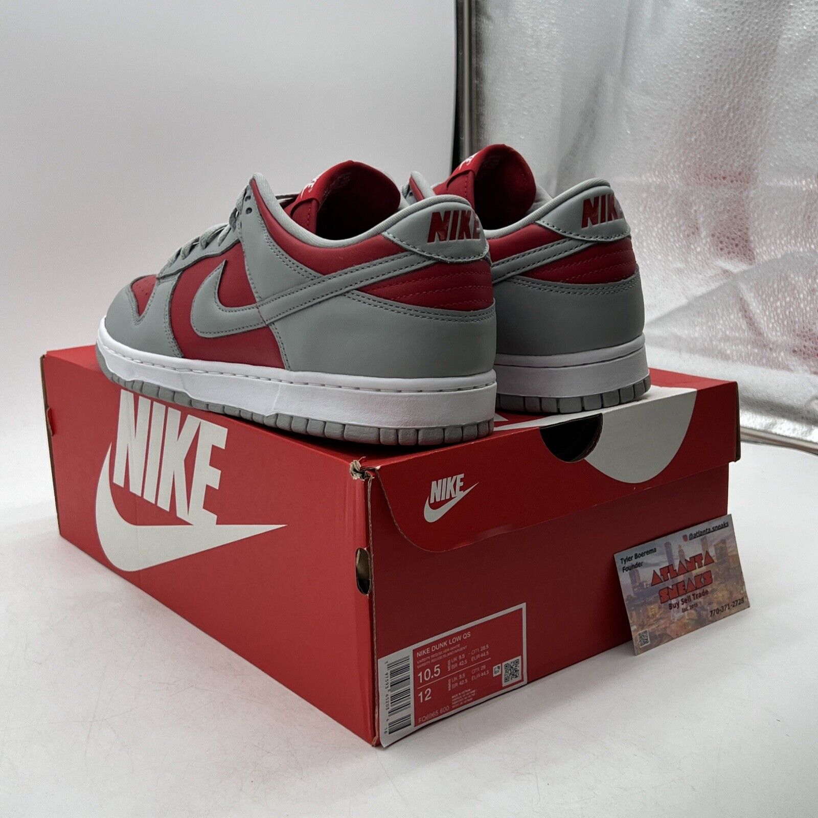 Size 10.5 - Nike Dunk CO.JP 2024 Low Ultraman White Red Leather (FQ6965-600)