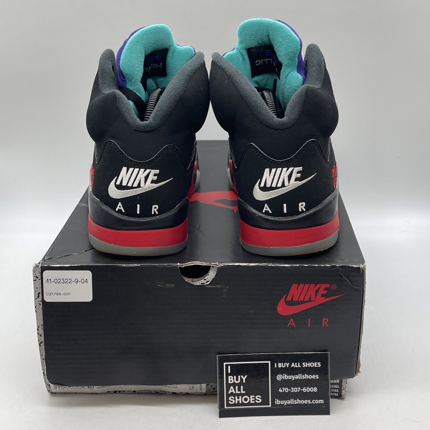 Size 8.5 - Jordan 5 Retro Top 3 Black 2020 (CZ1786-001)