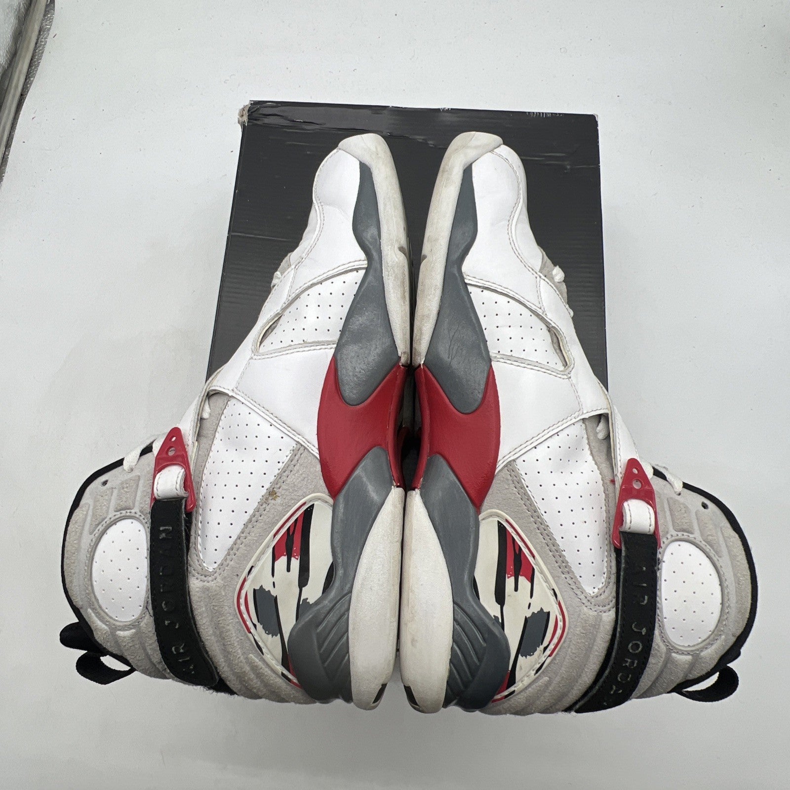 Size 10 - Air Jordan 8 Retro White 2013 (305381-103)