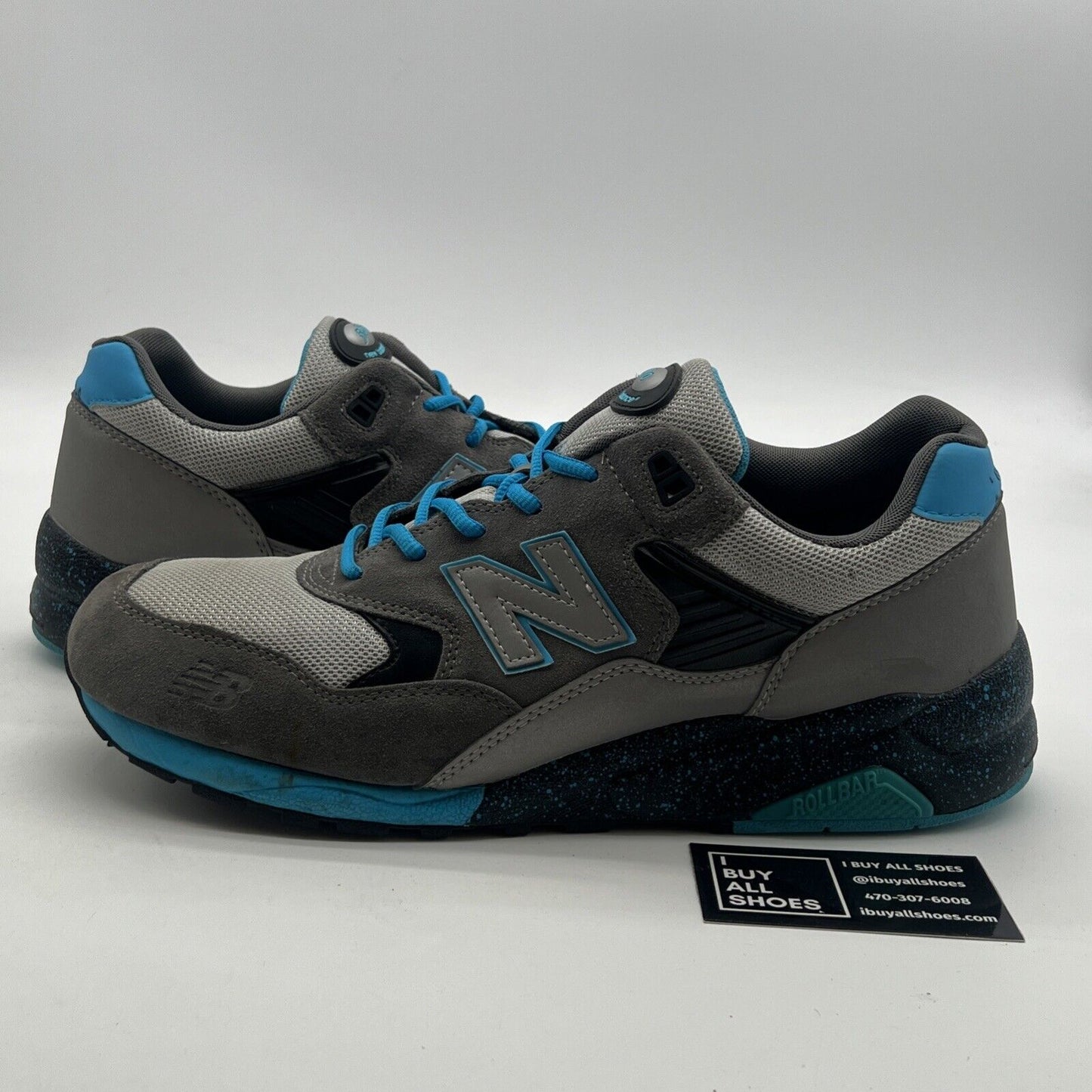 Size 13 - New Balance MT580 Grey/Black-Blue (MT580HTT)