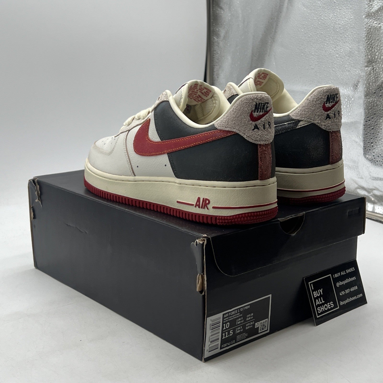 Size 10 - Nike Air Force 1 '07 Premium Chicago Pack (FQ8743-121)