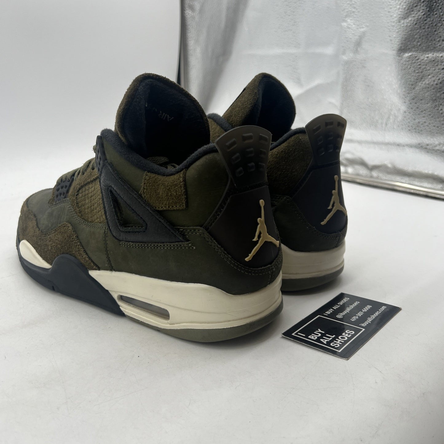 Size 12 - Air Jordan 4 SE Retro Low Craft - Olive (FB9927-200)