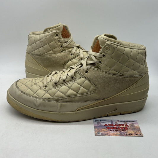 Size 12 - Just Don x Air Jordan 2 Retro Beach Leather (834825-250)